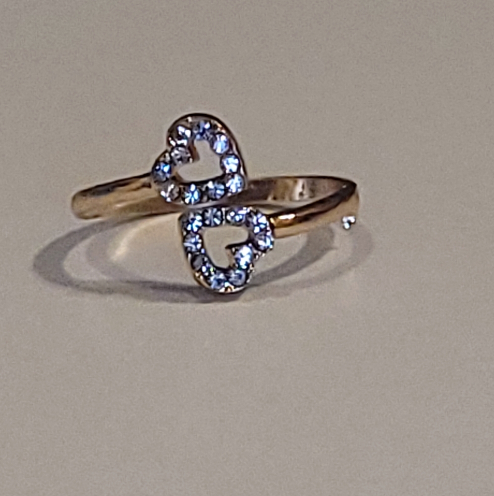 Boho Chic 7pc Gold Stackable Ring Set - Picture 3 of 6